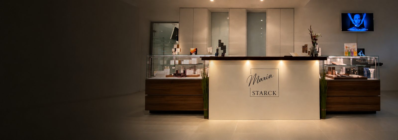 Empfang der Kosmetik Praxis Maria Starck in Edling